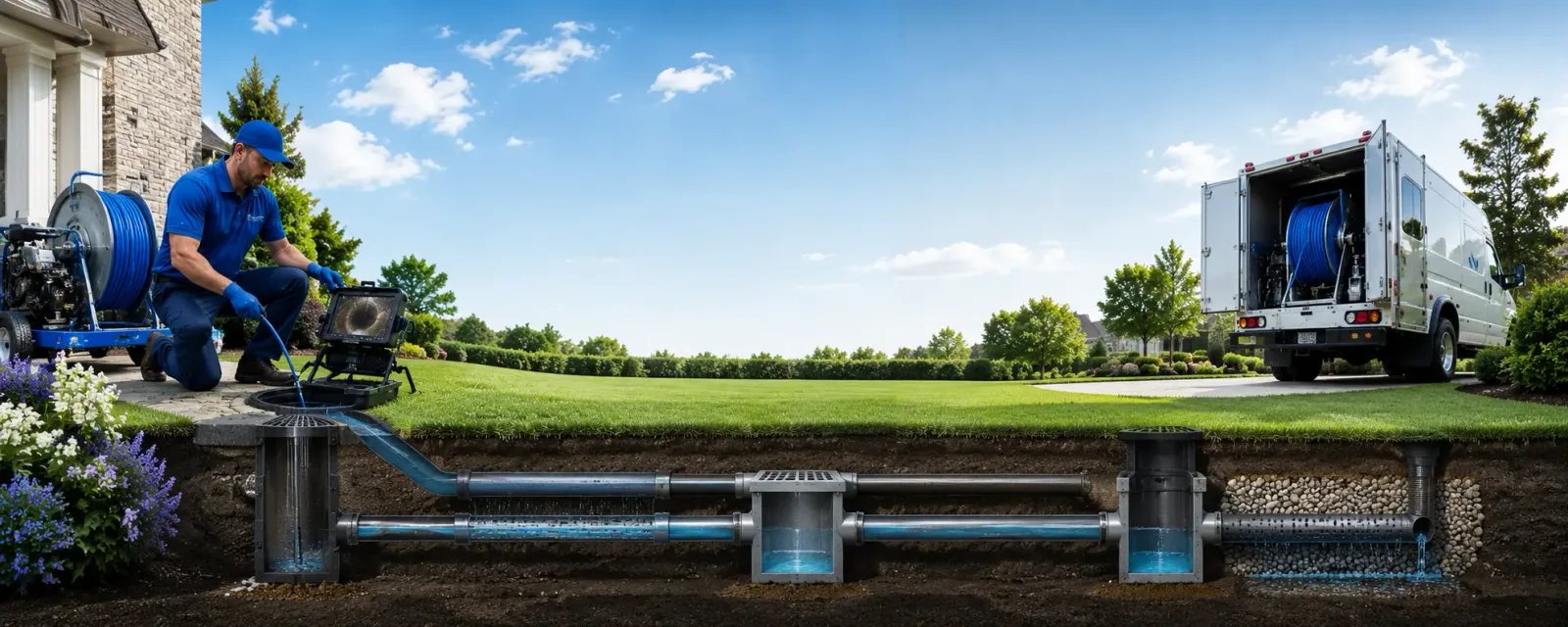 Outdoor drain cleaning information for Somerville, IN